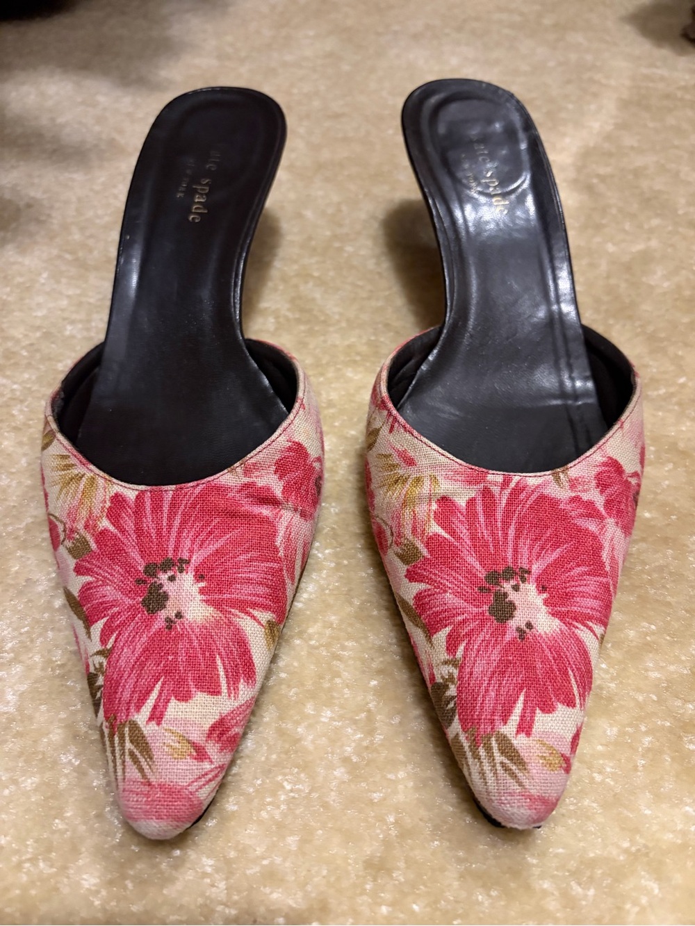 Kate Spade Floral Kitten Heel Miles